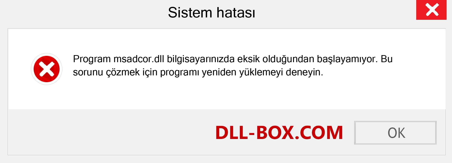 msadcor.dll dosyası eksik mi? Windows 7, 8, 10 için İndirin - Windows'ta msadcor dll Eksik Hatasını Düzeltin, fotoğraflar, resimler